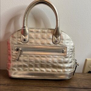 Chic Gold Satchel Bag